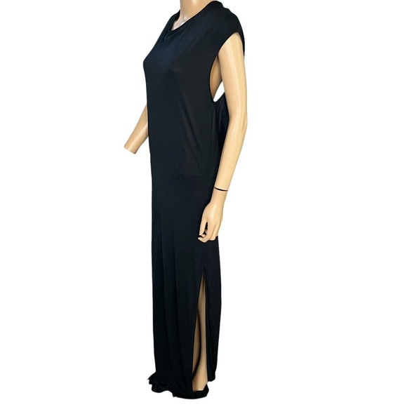 Haute Hippie Modal Jersey Maxi Dress Tied Open Back - Picture 5 of 10